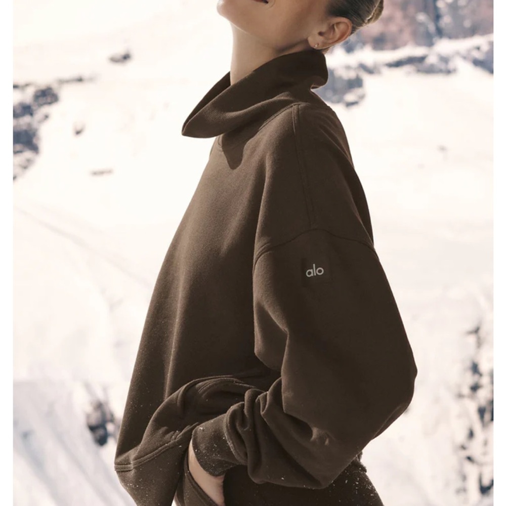 ALO Yoga Hazy Mockneck Pullover - Picture 5 of 5